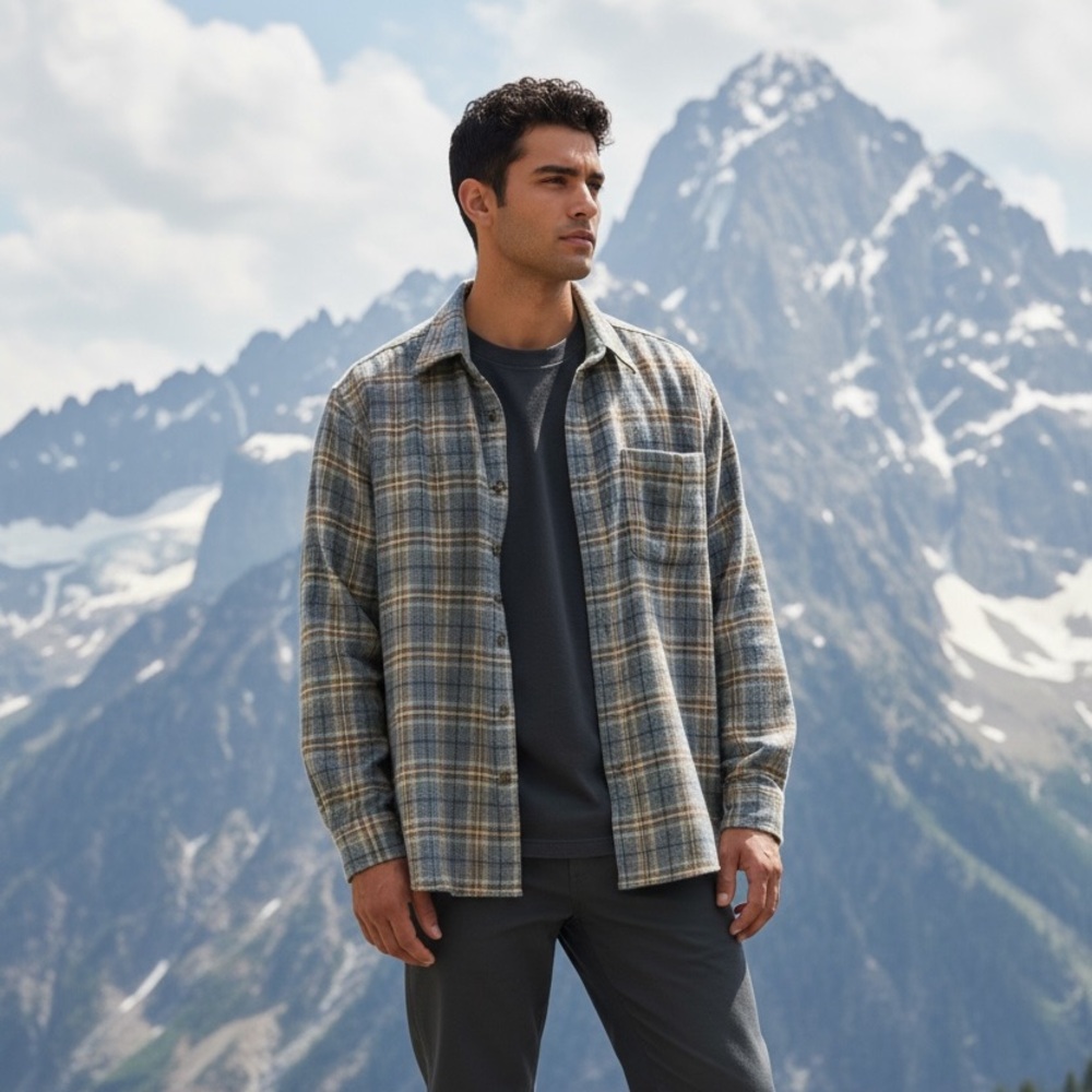 Pendleton Vintage Wool Plaid Button Down Shirt Sz… - image 1